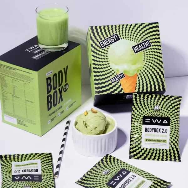 BODYBOX 2.0 PISTACHIO ICE CREAM - Коктейль BODYBOX со вкусом фисташкового мороженого