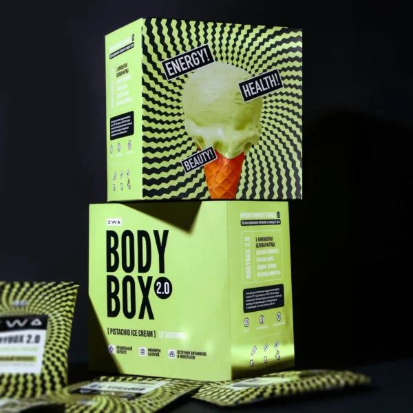 BODYBOX 2.0 PISTACHIO ICE CREAM - Коктейль BODYBOX со вкусом фисташкового мороженого