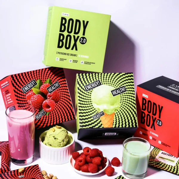 BODYBOX 2.0 PISTACHIO ICE CREAM - Коктейль BODYBOX со вкусом фисташкового мороженого