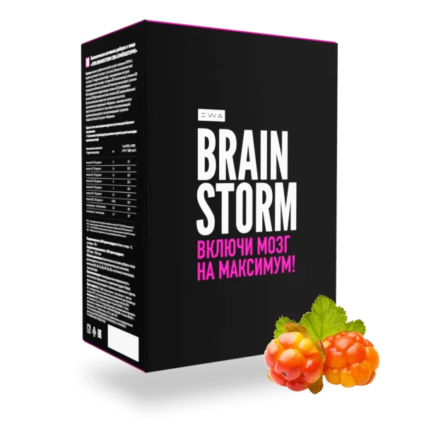 BRAINSTORM — Инновационный продукт для Мозга со вкусом морошки