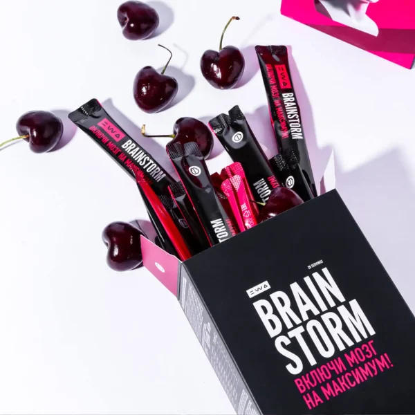 BRAINSTORM — Инновационный продукт для мозга со вкусом вишни