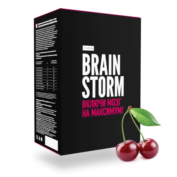 BRAINSTORM - Инновационный продукт для мозга со вкусом вишни