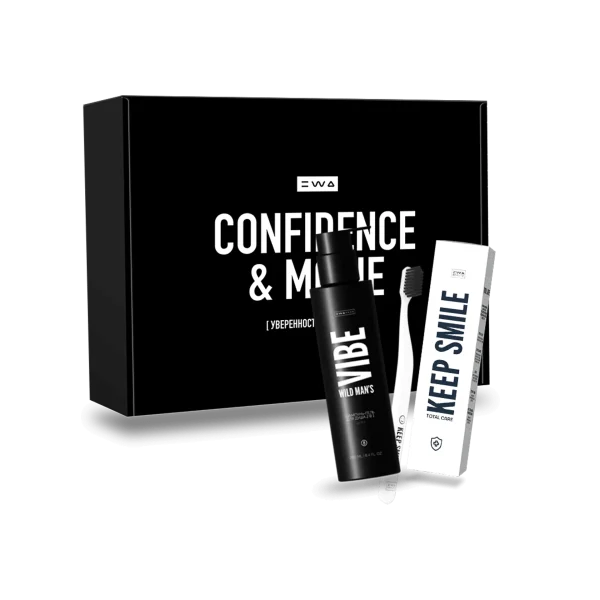 CONFIDENCE & MOXIE - Мужской шампунь и гель для душа WILD MAN'S VIBE