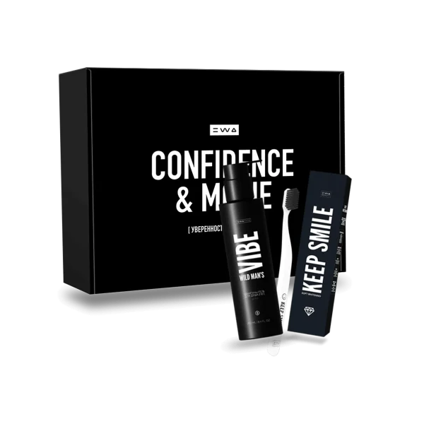 CONFIDENCE & MOXIE - Мужской шампунь и гель для душа WILD MAN'S VIBE