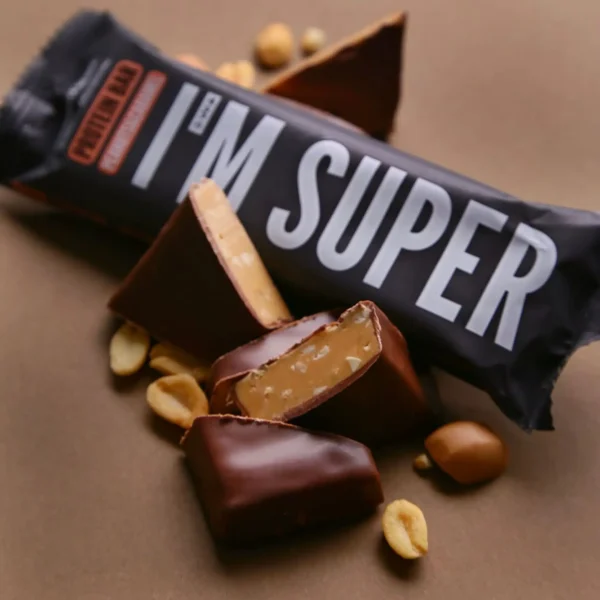 PROTEIN BAR I`M SUPER — Протеиновый батончик со вкусом «арахис и карамель»