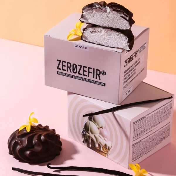 ZEROZEFIR ICE CREAM - Зефирный десерт в глазури со вкусом пломбира.