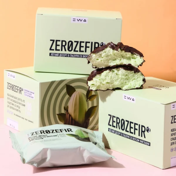 ZEROZEFIR PISTACHIO - Зефирный десерт в глазури со вкусом фисташки.