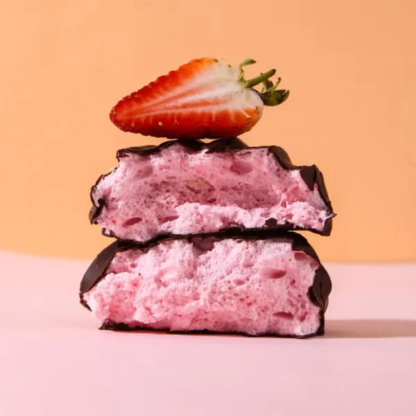 ZEROZEFIR STRAWBERRY — Зефирный десерт в глазури со вкусом земляники