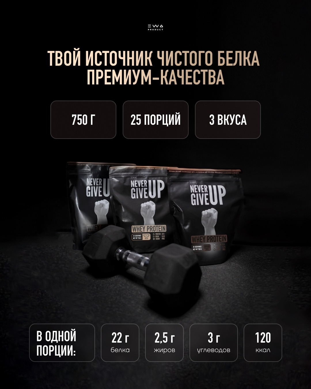EWA PROTEIN — Протеиновый коктейль