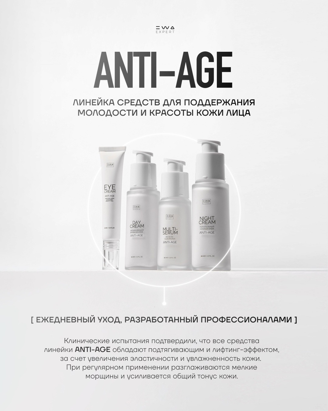 Новый уровень ухода за возрастной кожей ANTI-AGE