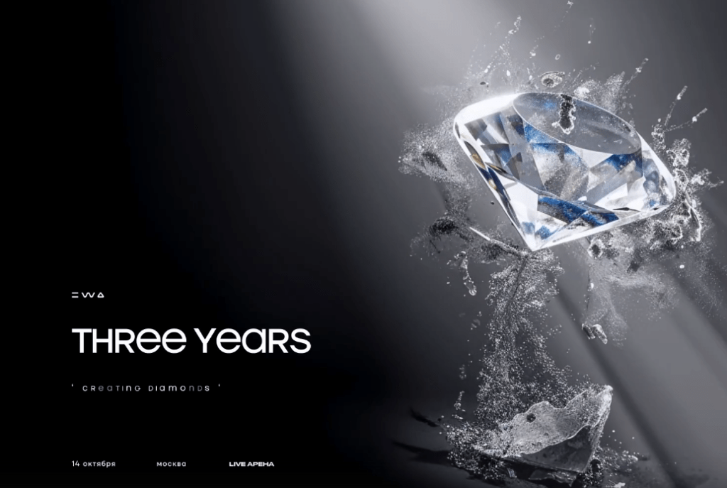 EWA THREE YEARS –запись трансляции дня рождения EWA