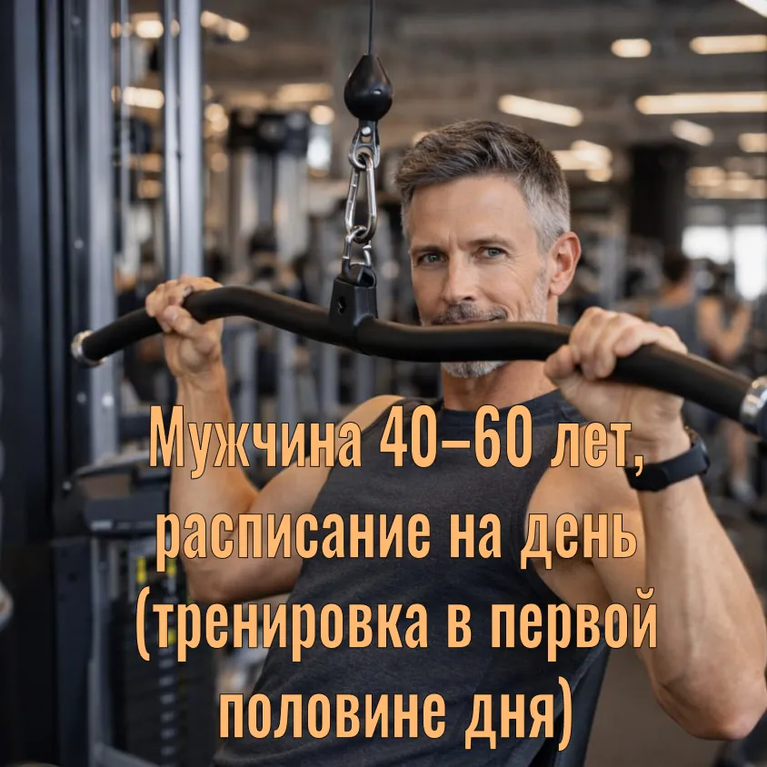 Мужчина 40–60 лет, расписание на день (тренировка в первой половине дня)_844x844