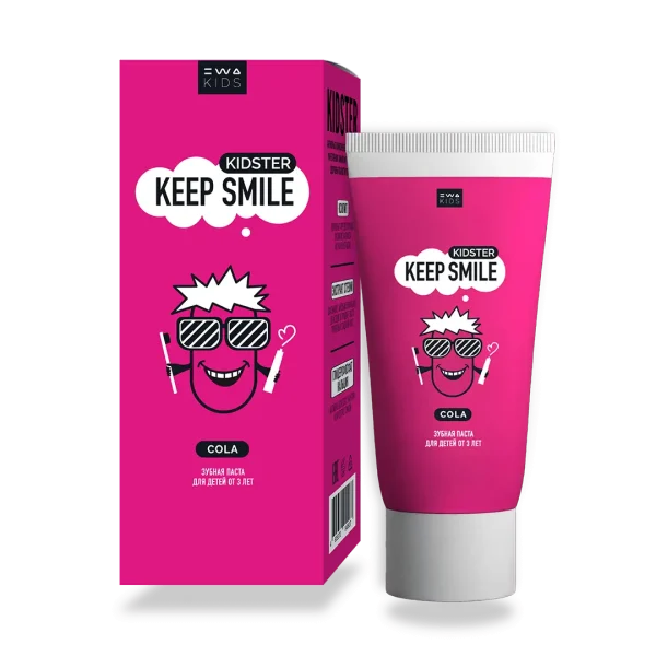 Тюбик зубной пасты KIDSTER KEEP SMILE