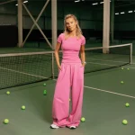 ШТАНЫ ЖЕНСКИЕ РОЗОВЫЕ - Спортивная коллекция лето 2026